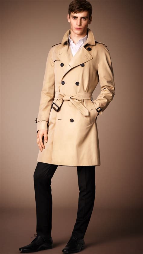 mens burberry trench coat|authentic burberry men trench coat.